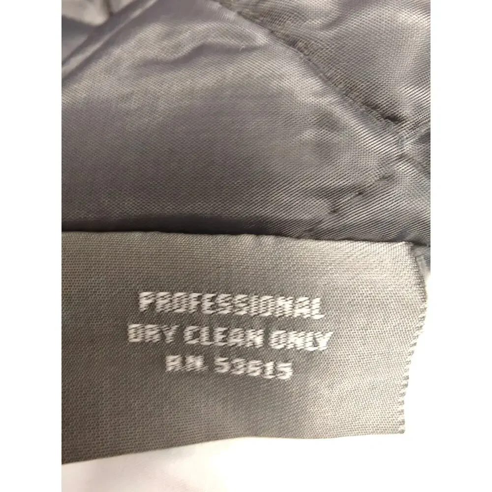 Koman Sport U.S. 760N Men's Black Wool Blend Peacoat Jacket XL Double Breasted